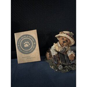 Boyds Bears & Friends Bearstone Collection Otis The Fisherman Figurine